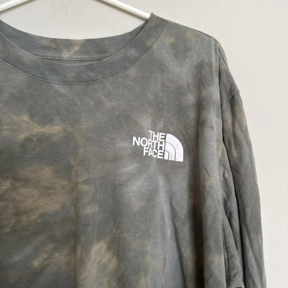 The North Face Men WANDER Long Sleeve Shirt Xxl Hand Made Tie Dye‎ 1 Of A Kind